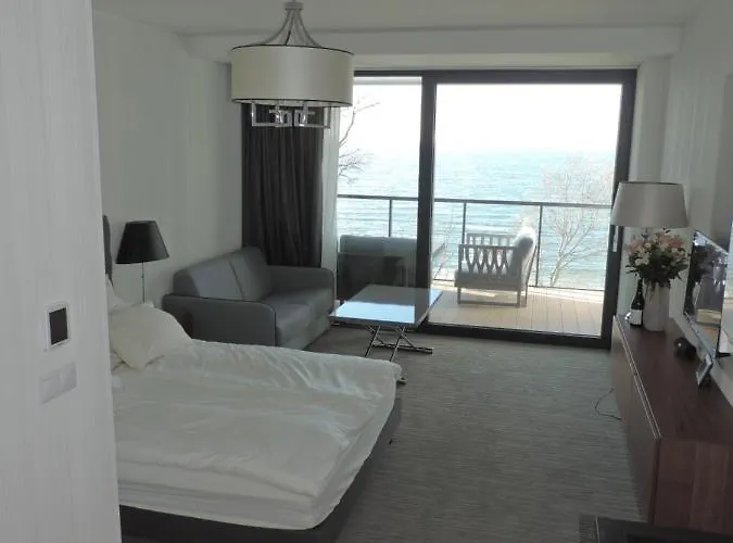 514 Seaside Z Widokiem Na Morze Apartman Kołobrzeg